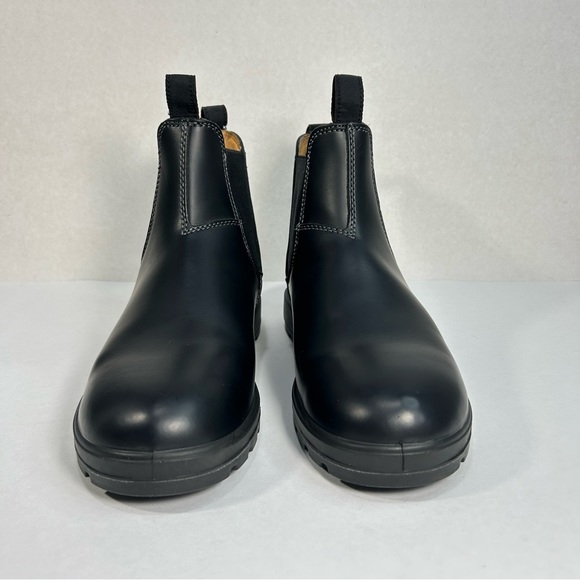 Prospector Leather Chelsea Boot Men’s 9 Slip On Water Resistant Black Round Toe - Picture 8 of 16
